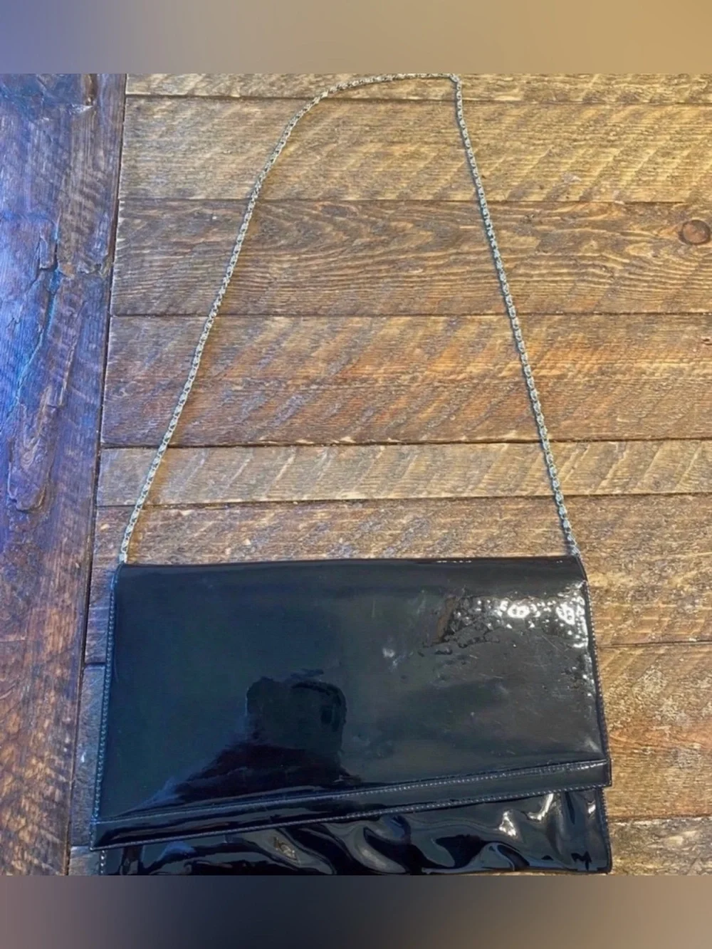 Black Chain Shoulder Bag - Women's Evening Clutch